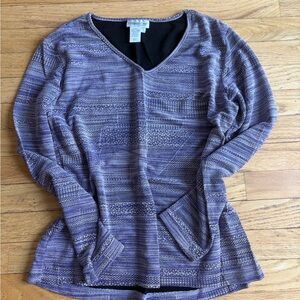 Coldwater Creek Purple Knit Top